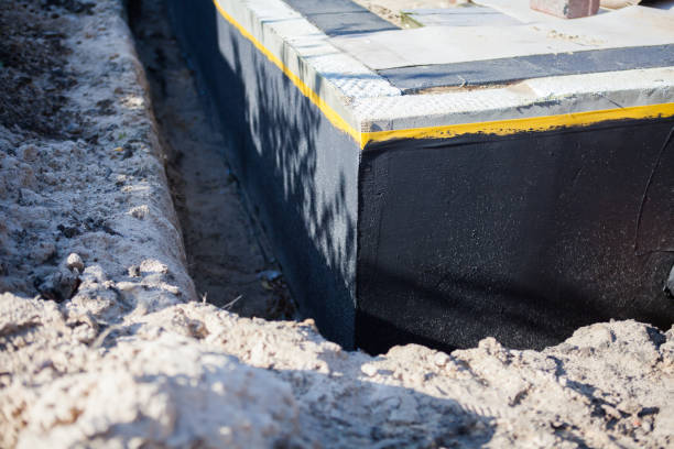 Residential Wet Basement Repair installation at a Sheridan, MI home by SJ Waterproofing Pros